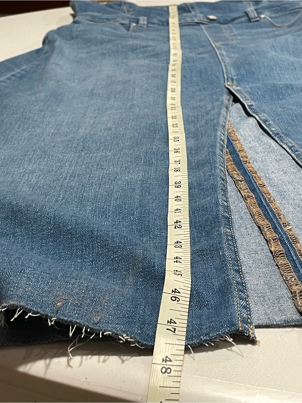 Anthropologie The Madi Front-Slit Denim Dress by Pilcro Sz Large Boho Beauty! - Picture 15 of 15